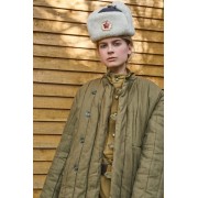 Шапка ушанка офицерская времен войны (новодел)