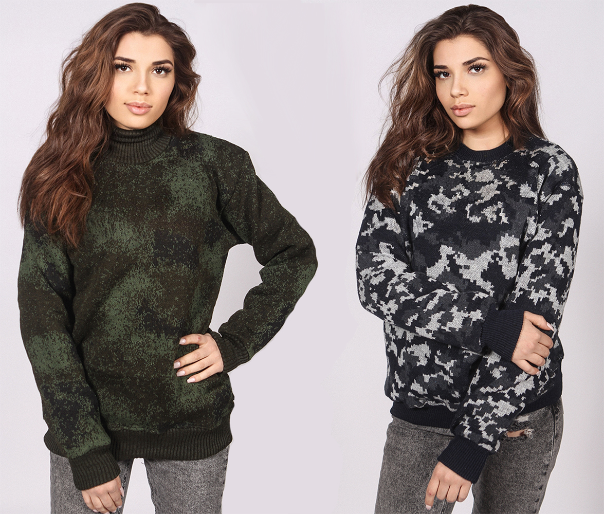 Свитер с обычной горловиной (цвета в ассортименте) Свитер с обычной горловиной (цвета в ассортименте)